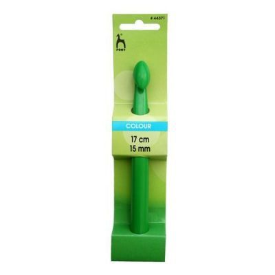 Инструмент для вязания PONY 44371/02 (44371) Крючок вязальный 15,00 мм/17 см, пластик, цветные