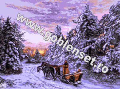 Набор для вышивания Goblenset 0939 Зима на Кавказе