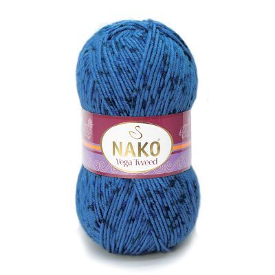 Пряжа Nako Пряжа Nako Vega Tweed Цвет.31757 Голубой