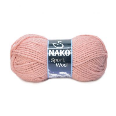 Пряжа Nako Пряжа Nako Sport Wool Цвет.2406 Персик