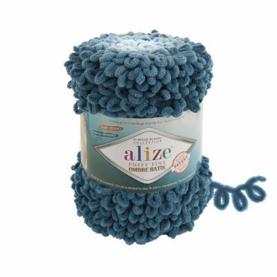 Пряжа Alize Пряжа Alize PUFFY FINE OMBRE BATIK Цвет.7263