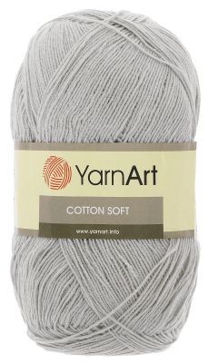 Пряжа YarnArt Пряжа YarnArt Cotton Soft Цвет.49 Светло серый