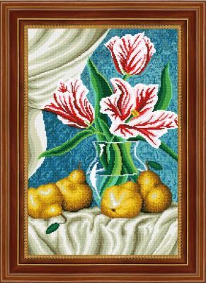 Набор для вышивания Алмазная Фея Алмазная вышивка 0089 "Цветы и груши"