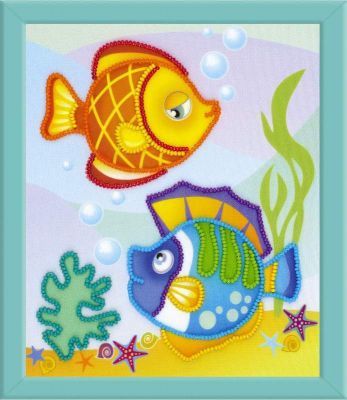 Набор для вышивания Риолис (Сотвори Сама) РТ0062 "Морские рыбки"