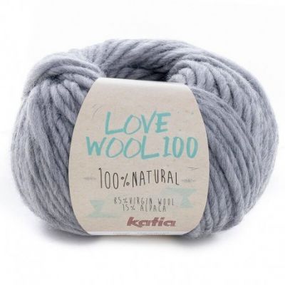 Пряжа Katia Пряжа Katia Love Wool Цвет.1098.205 серый