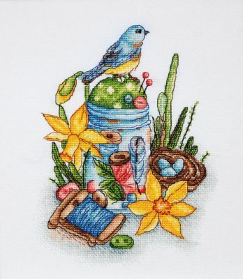 Набор для вышивания Alisena 1262 Рукоделие-весна