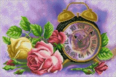 Мозаичная картина Паутинка Алмазная вышивка М270 Розовый час - мозаика (Паутинка)
