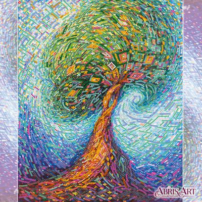 Основа для вышивания с нанесённым рисунком Абрис Арт АС-277 "Волшебное дерево жизни" - схема для вышивания (Абрис Арт)