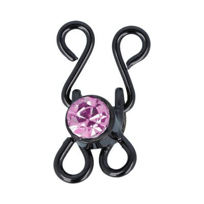 Швейная фурнитура Micron GH 1033 Застёжка "Micron" №06 черный никель (розовый)