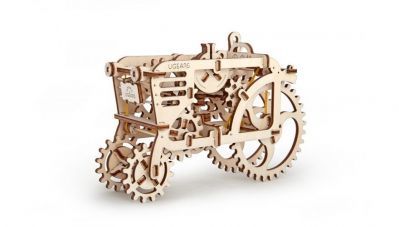 Набор из фанеры Ugears 70003 3D-пазл механический - Трактор