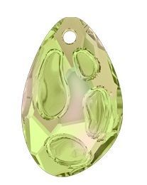 Кулон Swarovski 6730 Подвеска Crystal "Сваровски" 18х11,5 мм, желто-салатовый (001 LUMG)
