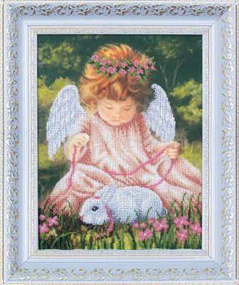 Набор для вышивания Магия канвы Б-094 Ангел с кроликом