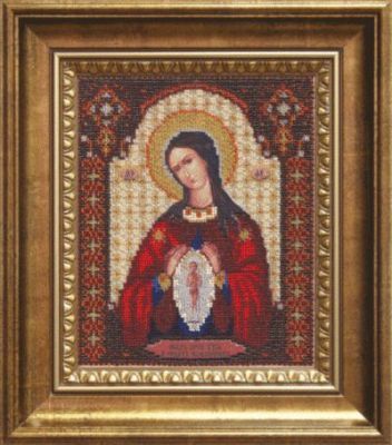 Набор для вышивания иконы Чарiвна Мить Б-1096 "Икона Божьей Матери Помощница в родах" - чм