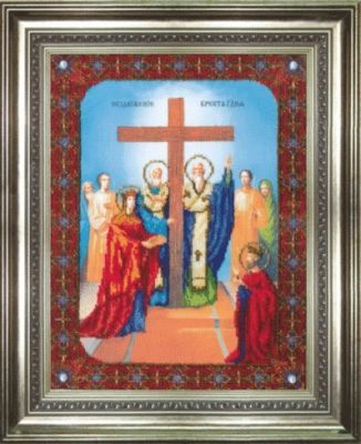 Набор для вышивания иконы Чарiвна Мить Б-1084 "Воздвижение Креста Господня" - чм