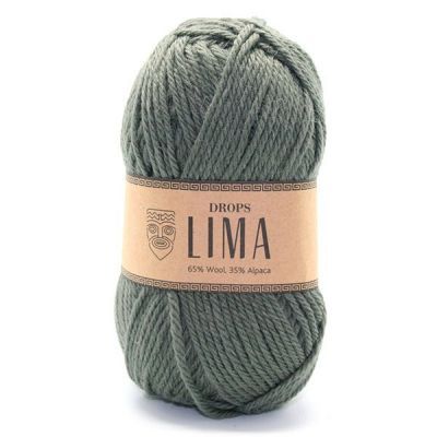 Пряжа DROPS Пряжа DROPS Lima Цвет.7810 Moss green/зел.мох