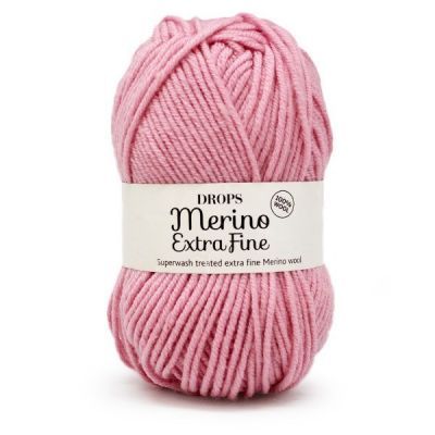 Пряжа DROPS Пряжа DROPS Merino Extra Fine Цвет.25 Pink/розовый