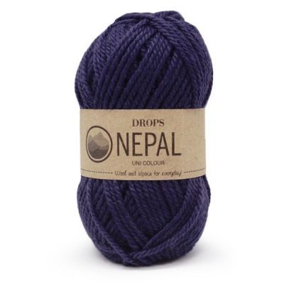 Пряжа DROPS Пряжа DROPS Nepal Цвет.1709 Темно синий