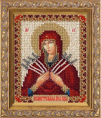 Набор для вышивания иконы Panna ЦМ-1822"Икона Божией Матери Семистрельная"