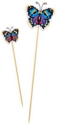 Набор для вышивания Риолис (Сотвори Сама) 1554АС "Украшение для цветов "Бабочка"