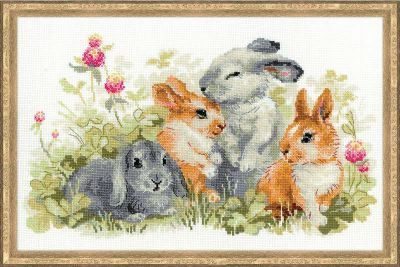 Набор для вышивания Риолис (Сотвори Сама) 1416 "Забавные крольчата"