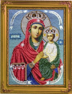 Набор для вышивания иконы Вышиваем бисером L-81 Икона Божией Матери "Споручница грешных"