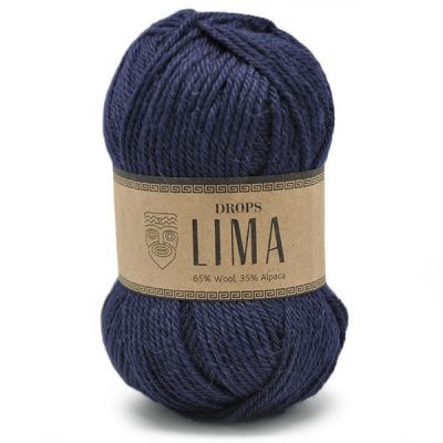 Пряжа DROPS Пряжа DROPS Lima Цвет.9016 Navy blue/т.синий