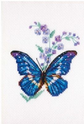 Набор для вышивания РТО EH364 - Синюха и бабочка