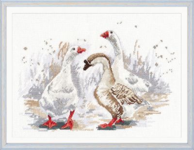 Набор для вышивания Овен 1084 Три веселых гуся