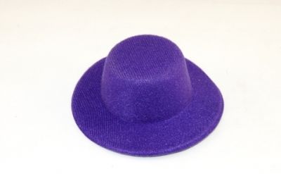 Заготовки и материалы для изготовления игрушки - 26188 Шляпа круглая (10 см) уп=1шт цв. фиолетовый
