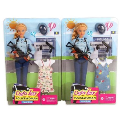 Кукла Defa Lucy Полицейский, 29 см, 8388
