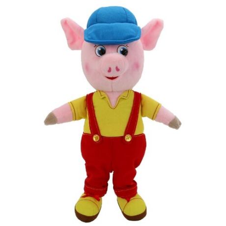 Мягкая игрушка Мульти-Пульти Поросёнок в комбинезоне и кепке 26 см, муз. чип