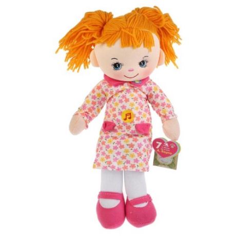 Мягкая игрушка Мульти-Пульти Куколка в милом платье с цветочками А.Барто 40 см, муз. чип