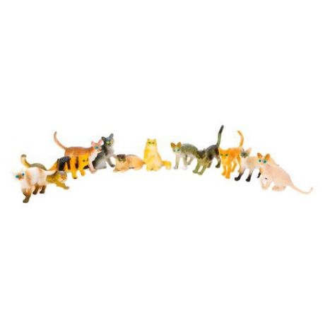 Фигурки TONG DE Удивительный мир животных Кошки T489-D4687
