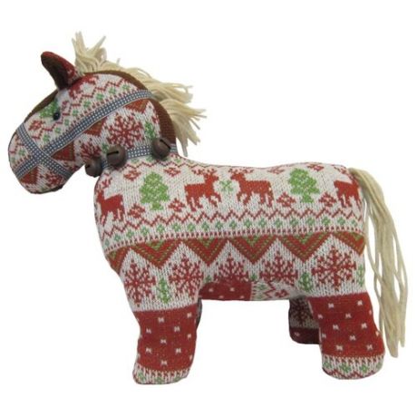 Мягкая игрушка Snowmen Лошадь коричневая 29 см