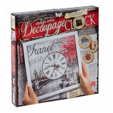Danko Toys Danko Toys Набор для творчества Decoupage Clock. Часы Париж DKC0105
