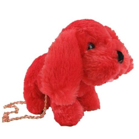 Игрушка-сумка Fluffy Family Красный щенок 25 см