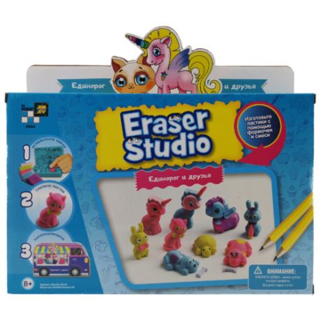 Diamant Toys Набор для создания ластиков Eraser Studio Eдинорог и друзья (4944TC)