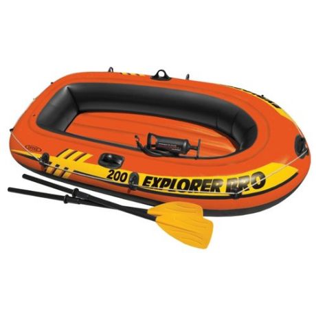 Надувная лодка Intex Explorer-Pro 200 Set (58357) оранжевый