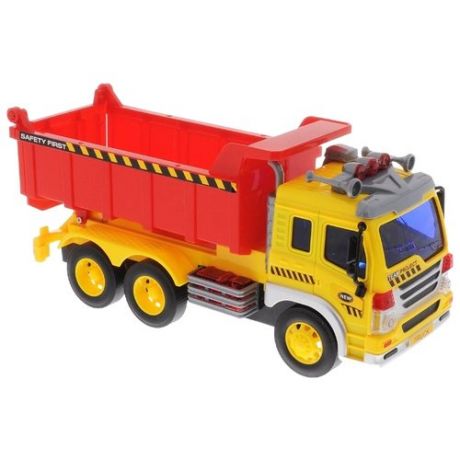 Грузовик Dave Toy Junior Trucker (33024) 1:16 28.5 см желтый/красный