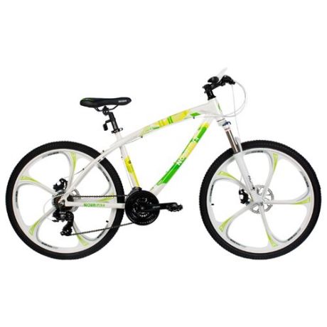 Горный (MTB) велосипед NovaBike Ray 26 White/Green 17" (требует финальной сборки)