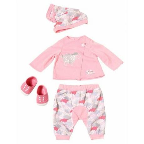 Zapf Creation Комплект одежды для куклы Baby Annabell 700402 розовый