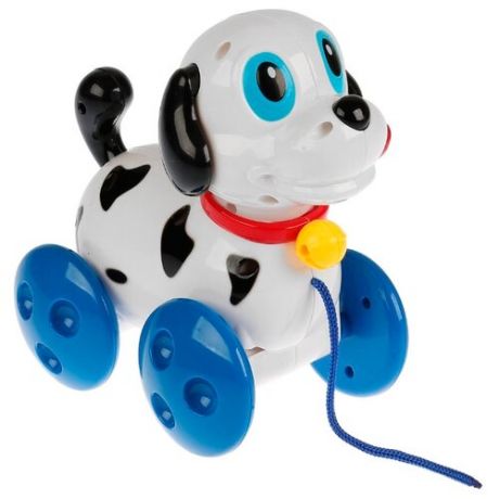 Каталка-игрушка Умка Собака (BL1222-R) белый/синий