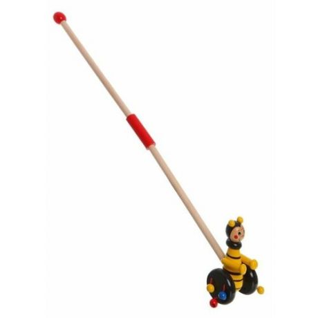 Каталка-игрушка BONDIBON Пчелка (ВВ1110) желтый/черный