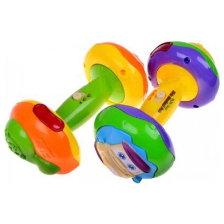 Развивающая игрушка Joy Toy Малыш Крепыш желтый/зеленый/фиолетовый
