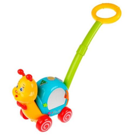 Каталка-игрушка Умка Улитка (L1131-R) желтый/синий