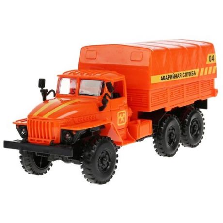 Грузовик Joy Toy Автопарк Урал Аварийная служба (A553-H11048) оранжевый