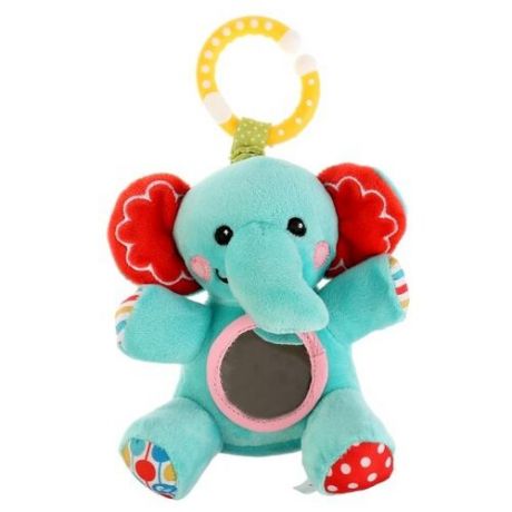 Подвесная игрушка Fisher-Price Слон (GH62731) голубой/красный