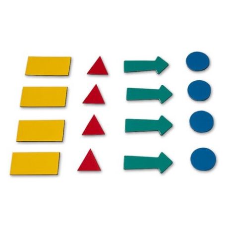 Магниты для доски 2x3 AS101 желтый/красный/зеленый/синий