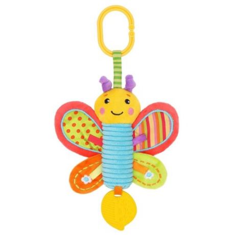 Подвесная игрушка Жирафики Бабочка (939720) красный/желтый