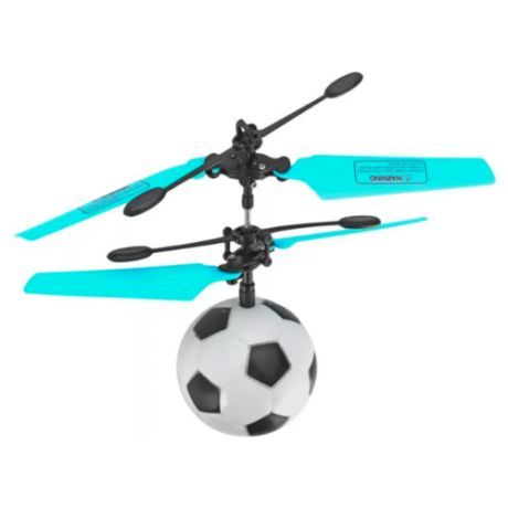 Летающий шар 1 TOY Gyro-Football белый/черный/синий
